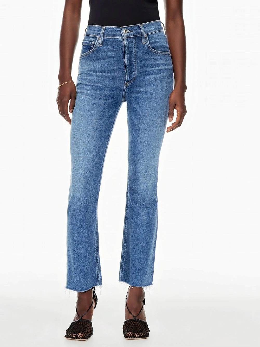 Citizens of Humanity Isola Flare Jeans in Blue Waist 27